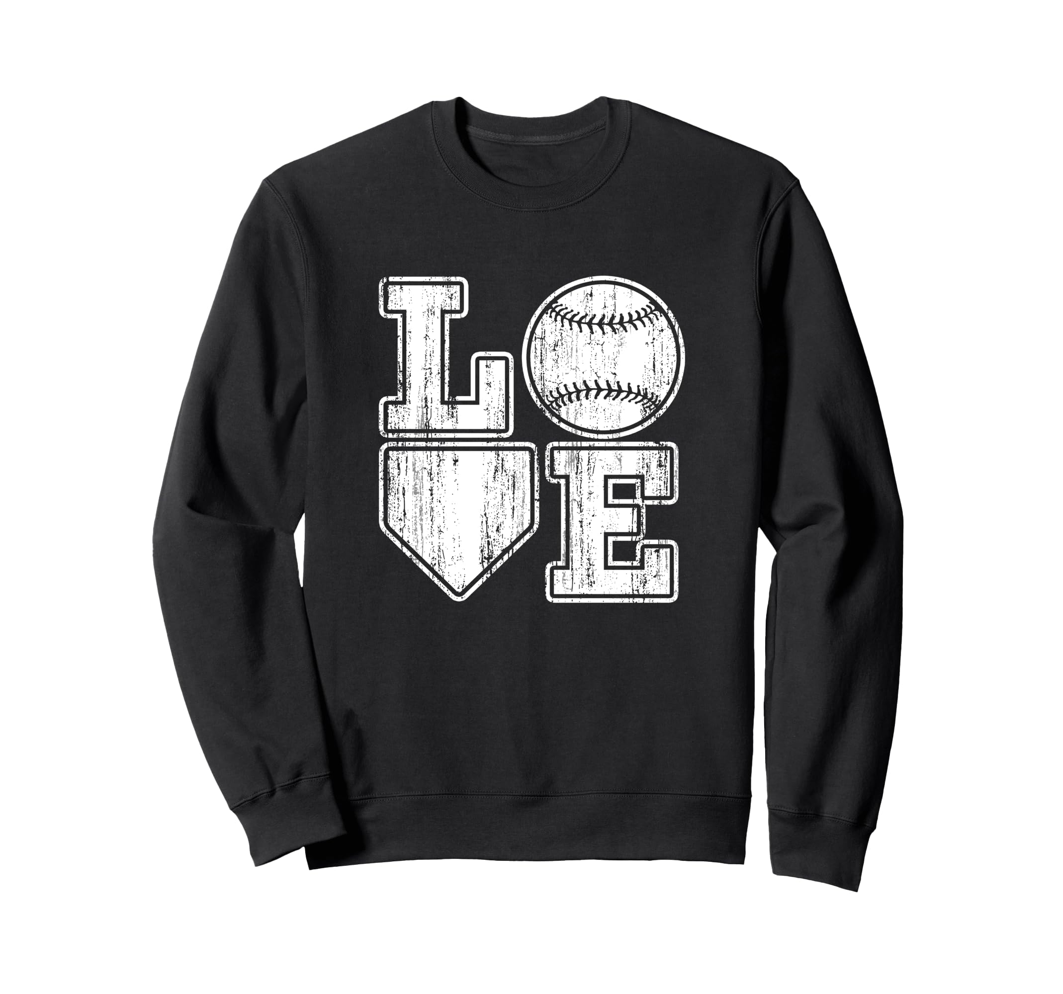 Love Baseball Baseball Mom Home Sweatshirt - Graphic Print for Adults - T-Shirt, Sweatshirt, Hoodie