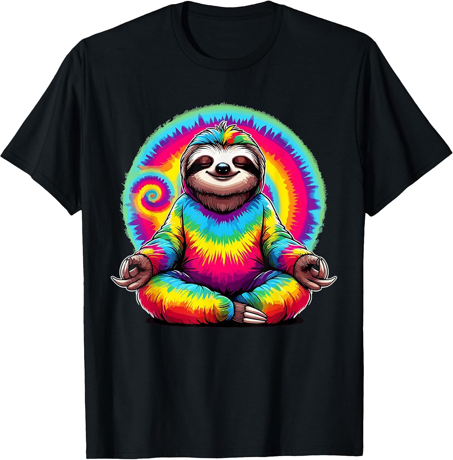 Funny Peaceful Hippie - Adult & Kids T-Shirts, Sweatshirts & Hoodies apparel design preview 1