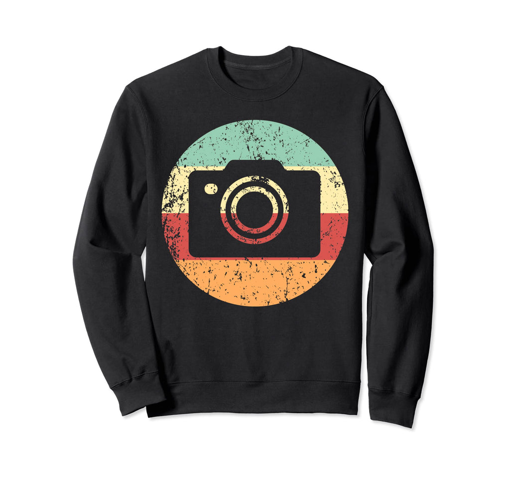 Photographer Camera 1970S Circle Sweatshirt - Streetwear Style Men Women - T-Shirt, Sweatshirt, Hoodie