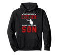 Baseball Catcher Dad Proud Baseball Hoodie - Minimalist Print for Adults - T-Shirt, Sweatshirt, Hoodie