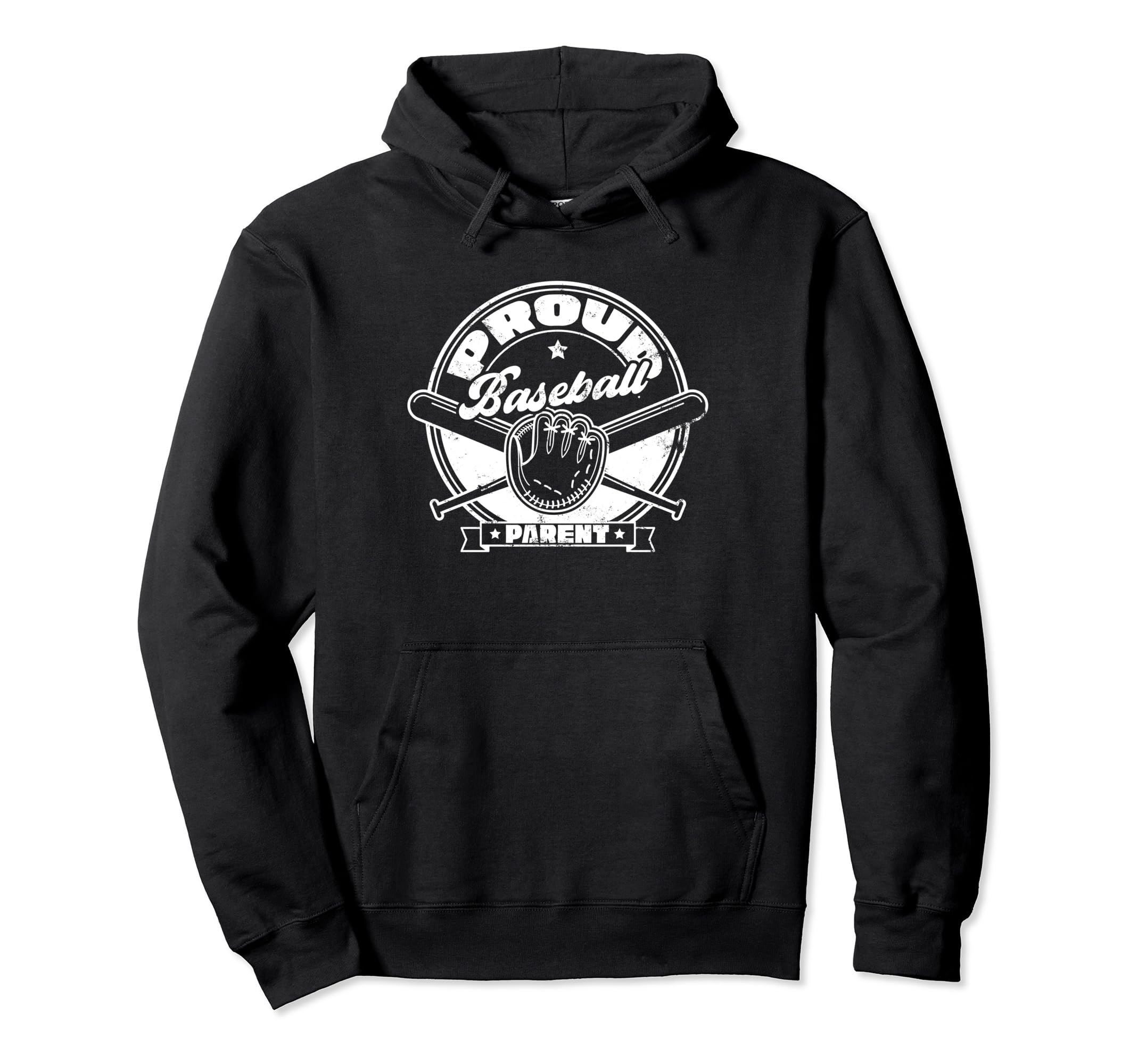 Proud Baseball Parent Supportive Sports Hoodie - Novelty Apparel Unisex - T-Shirt, Sweatshirt, Hoodie