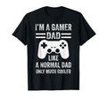 Gamer Dad Funny Video Gaming Daddy Fathers T-Shirt - Unique Graphic Unisex - T-Shirt, Sweatshirt, Hoodie