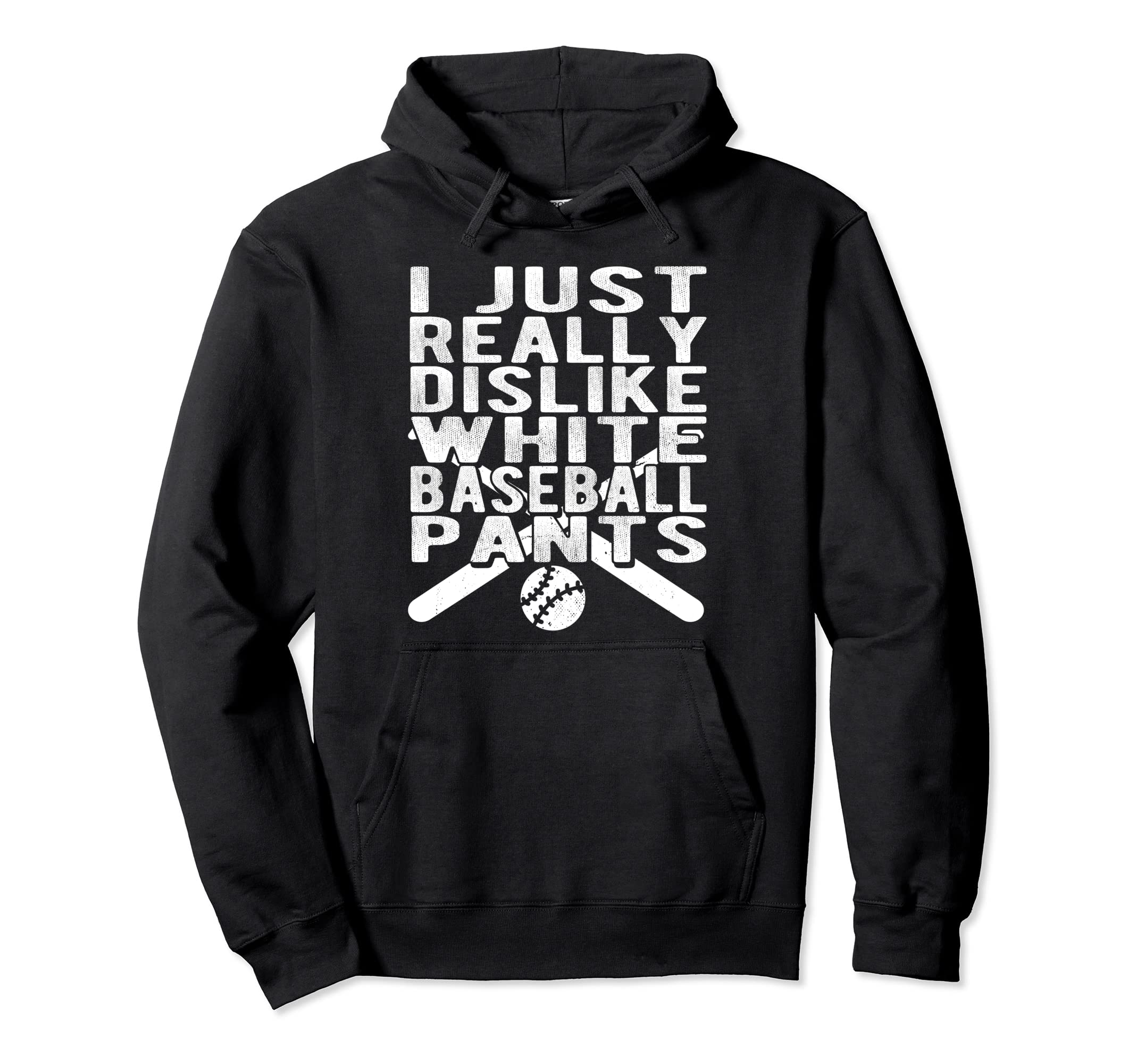 Baseball Mom White Baseball Pants Softball Hoodie - Trendy Graphic Unisex - T-Shirt, Sweatshirt, Hoodie