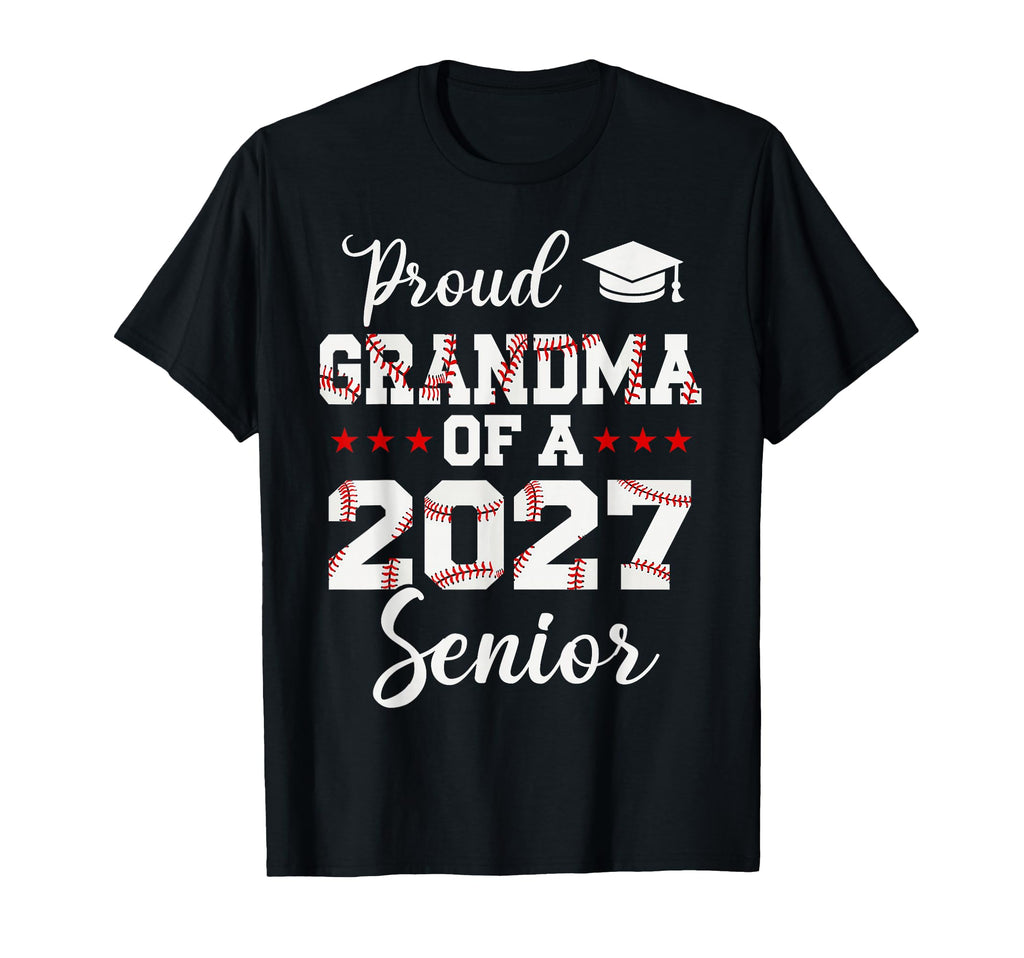Baseball Grandma Senior 2027 Proud T-Shirt - Aesthetic Graphic for Adults - T-Shirt, Sweatshirt, Hoodie