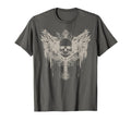 Skull Cross Y2K Grunge Aesthetic Goth T-Shirt - Graphic Print for Adults - T-Shirt, Sweatshirt, Hoodie