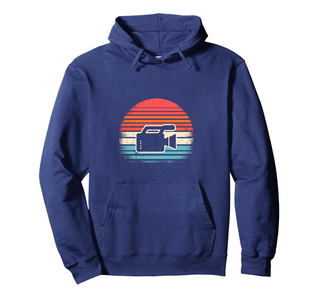 Sunset Video Camera Hoodie - Trendy Graphic Unisex - T-Shirt, Sweatshirt, Hoodie