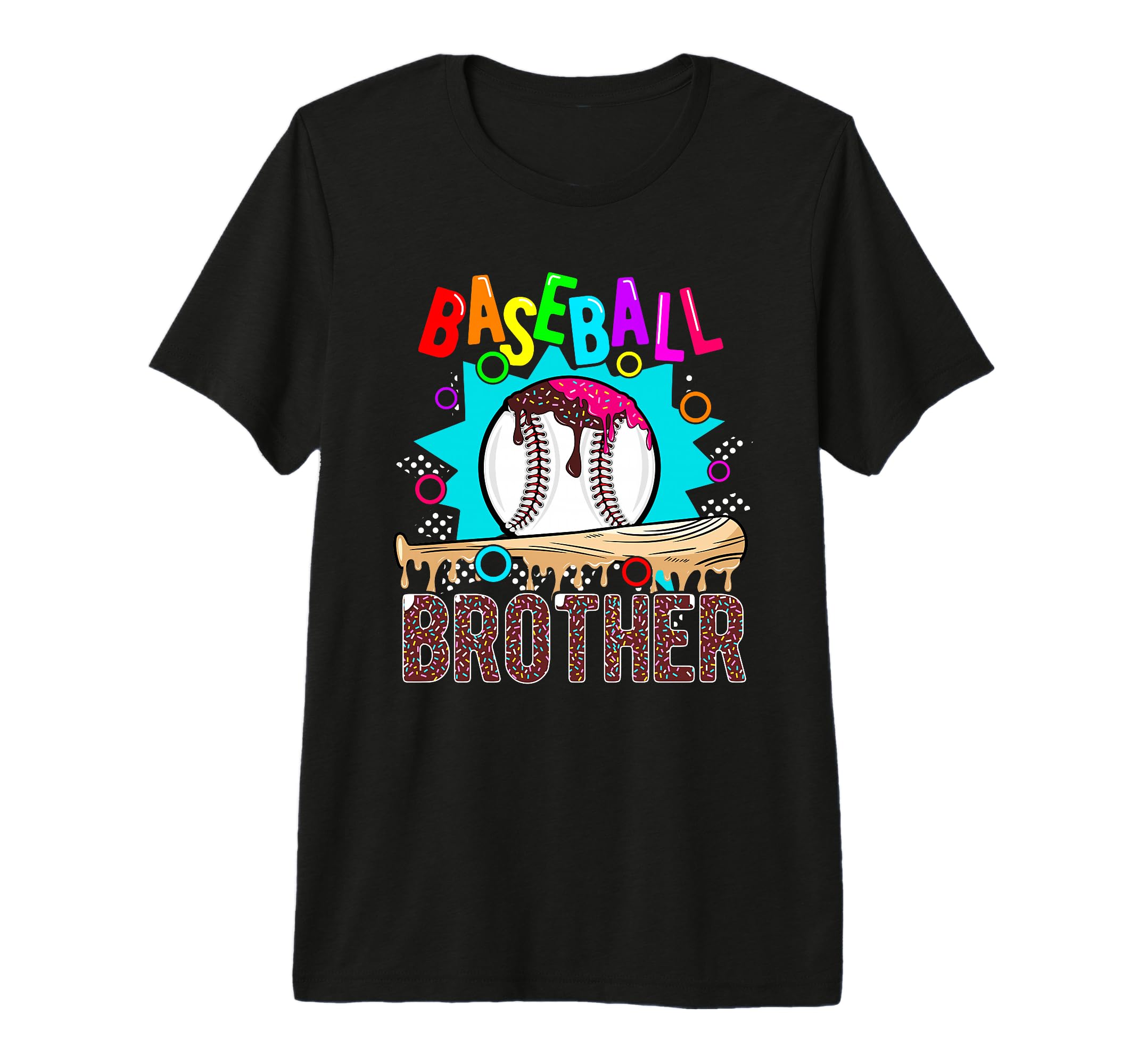 Mens Baseball Brother Tri Blend T-Shirt - Aesthetic Graphic for Adults - T-Shirt, Sweatshirt, Hoodie