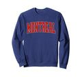 Montreal Canada Varsity Canadian Sweatshirt - Minimalist Print for Adults - T-Shirt, Sweatshirt, Hoodie