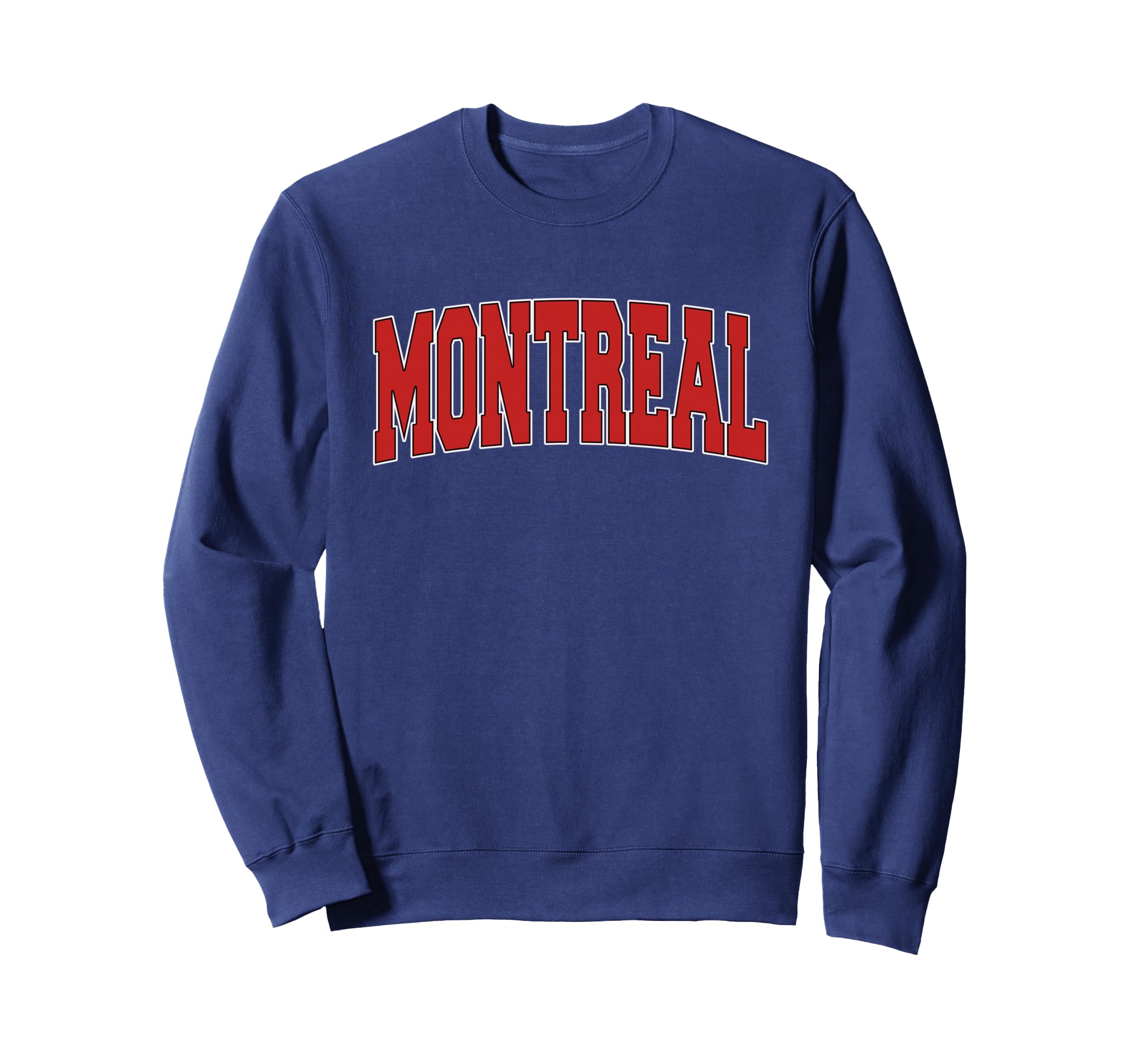 Montreal Canada Varsity Canadian Sweatshirt - Minimalist Print for Adults - T-Shirt, Sweatshirt, Hoodie
