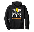 Those Fields Baseball Softball Mom Hoodie - Minimalist Print Men Women - T-Shirt, Sweatshirt, Hoodie
