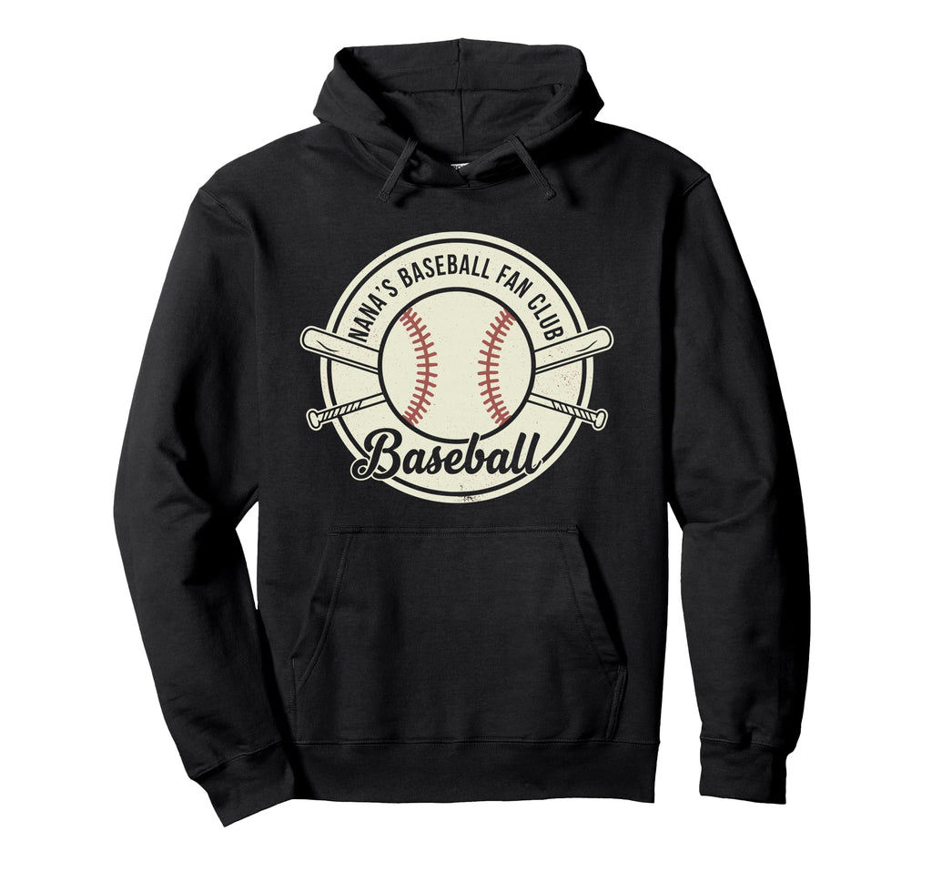 Nana Baseball Fan Club Grandma Hoodie - Minimalist Print Unisex - T-Shirt, Sweatshirt, Hoodie
