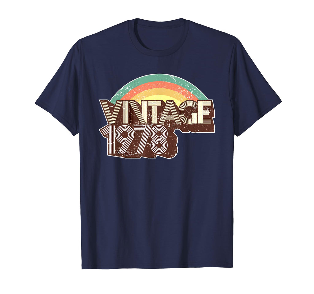 40Th Birthday Gift 1978 Distressed V2 T-Shirt - Trendy Graphic Unisex - T-Shirt, Sweatshirt, Hoodie