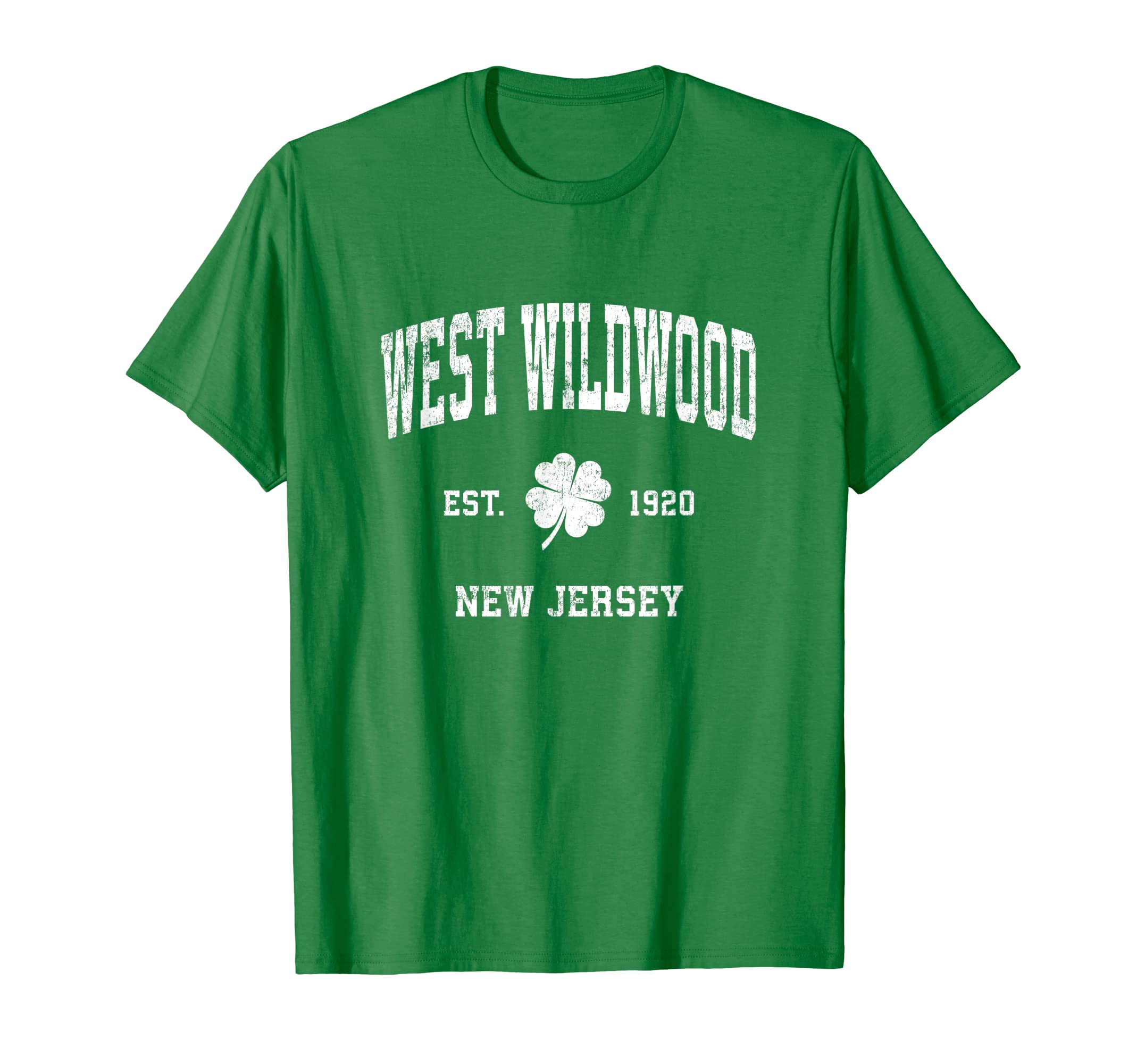 West Wildwood New Jersey Shamrock T-Shirt - Casual Everyday Wear Men Women - T-Shirt, Sweatshirt, Hoodie