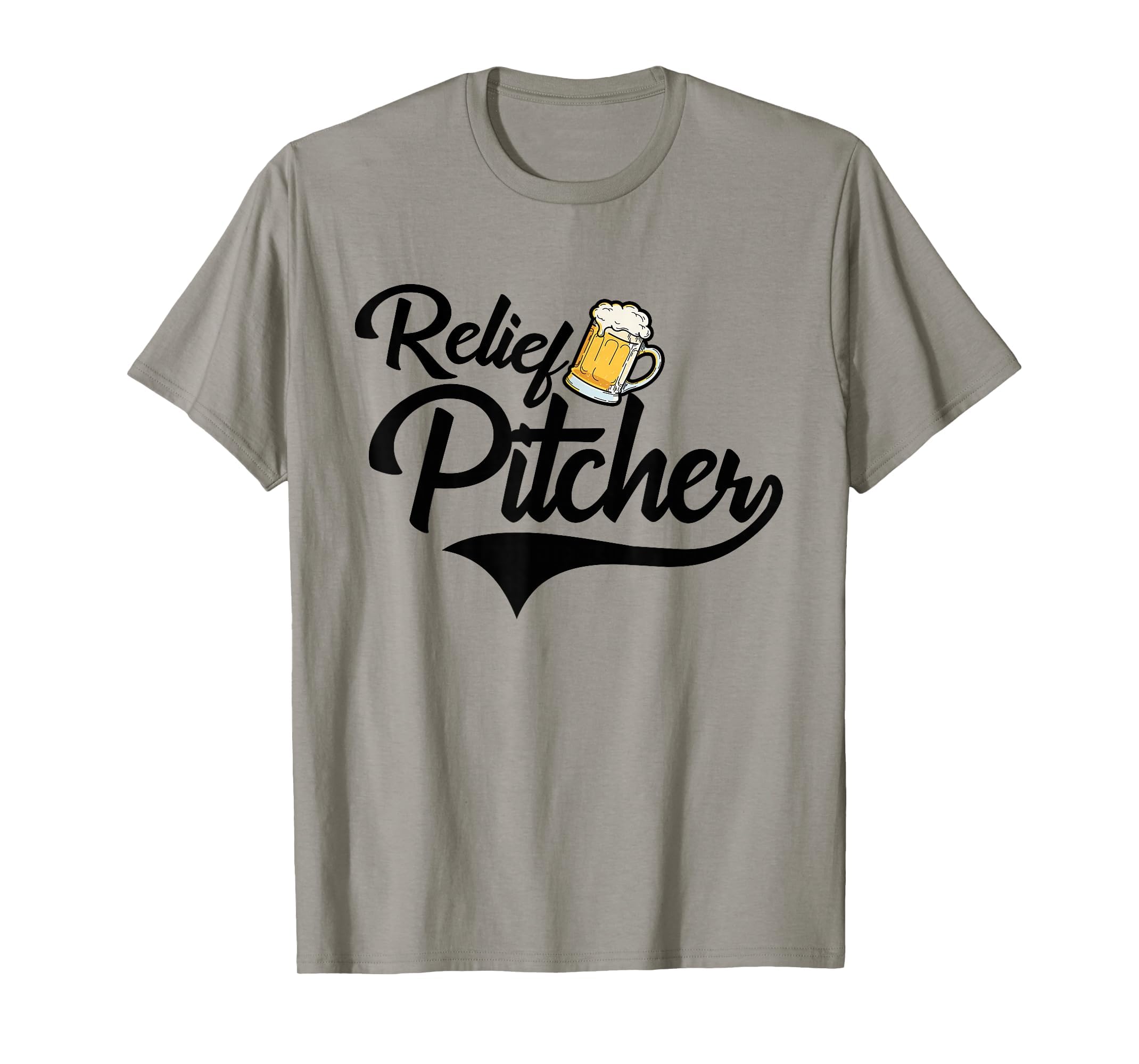 Relief Pitcher Beer And Baseball Funny T-Shirt - Unique Graphic Unisex - T-Shirt, Sweatshirt, Hoodie