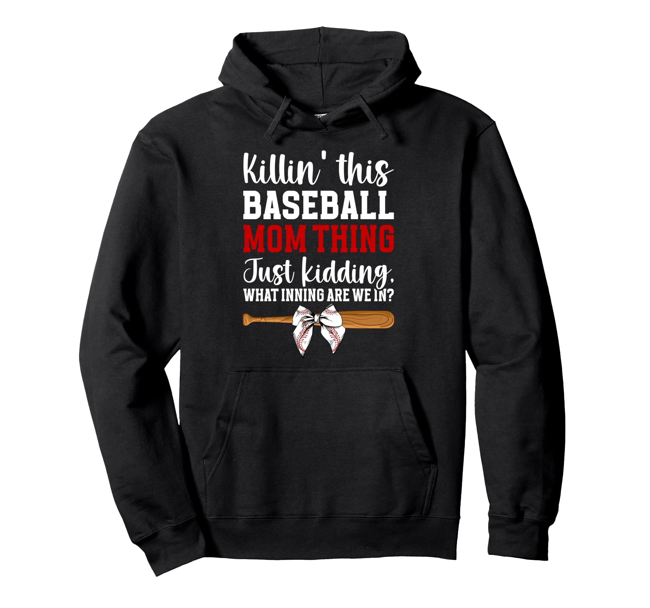 Baseball Mom Thing Mom Baseball Player Hoodie - Unique Graphic for Adults - T-Shirt, Sweatshirt, Hoodie