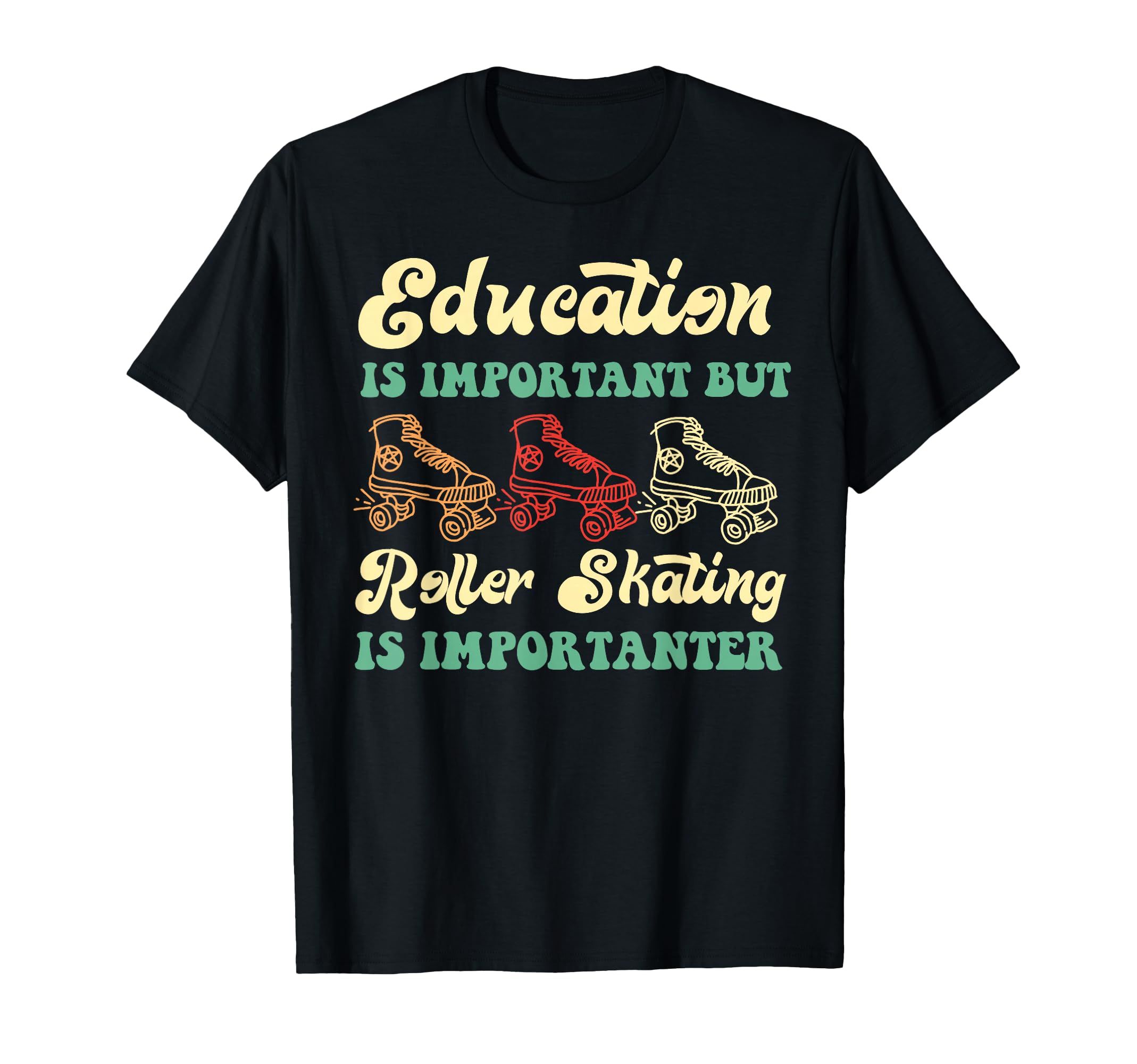 Roller Skating Skate 1970S T-Shirt - Minimalist Print Unisex - T-Shirt, Sweatshirt, Hoodie