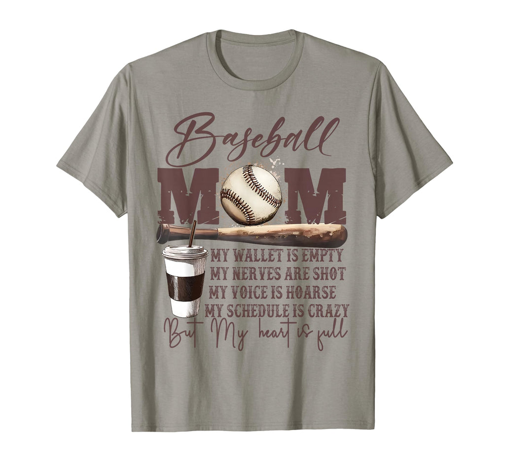 Mom Both Game Day Baseball Softball T-Shirt - Streetwear Style for Adults - T-Shirt, Sweatshirt, Hoodie