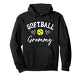 Softball Grammy Grandma Mom Game Day Hoodie - Streetwear Style for Adults - T-Shirt, Sweatshirt, Hoodie