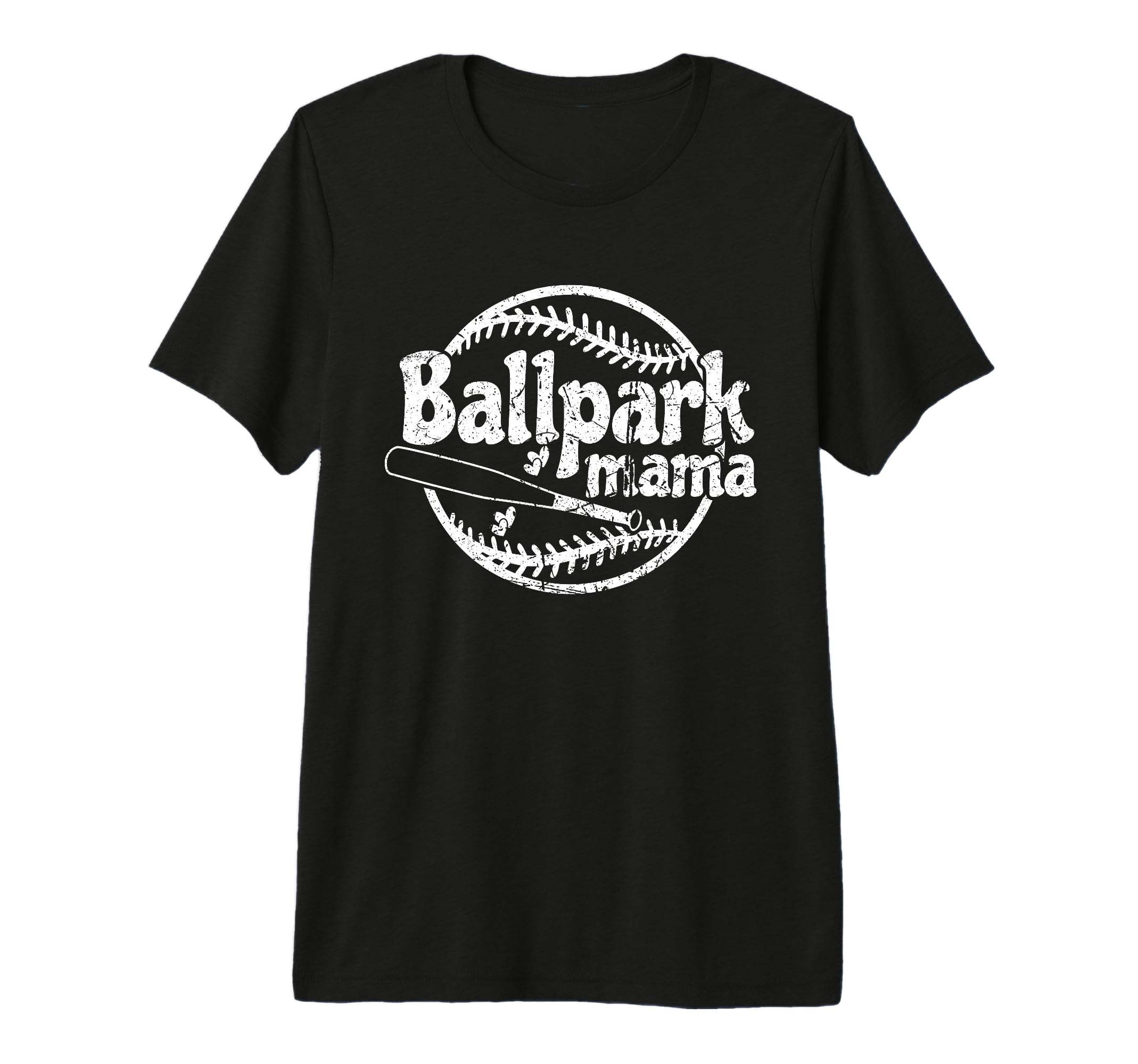 Baseball Ballpark Mama Tri Blend T-Shirt - Unique Graphic Men Women - T-Shirt, Sweatshirt, Hoodie