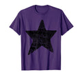 Big Distressed Black Star Black Star T-Shirt - Trendy Graphic for Adults - T-Shirt, Sweatshirt, Hoodie