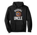 Baseball Uncle Usa Flag Hoodie - Unique Graphic Unisex - T-Shirt, Sweatshirt, Hoodie
