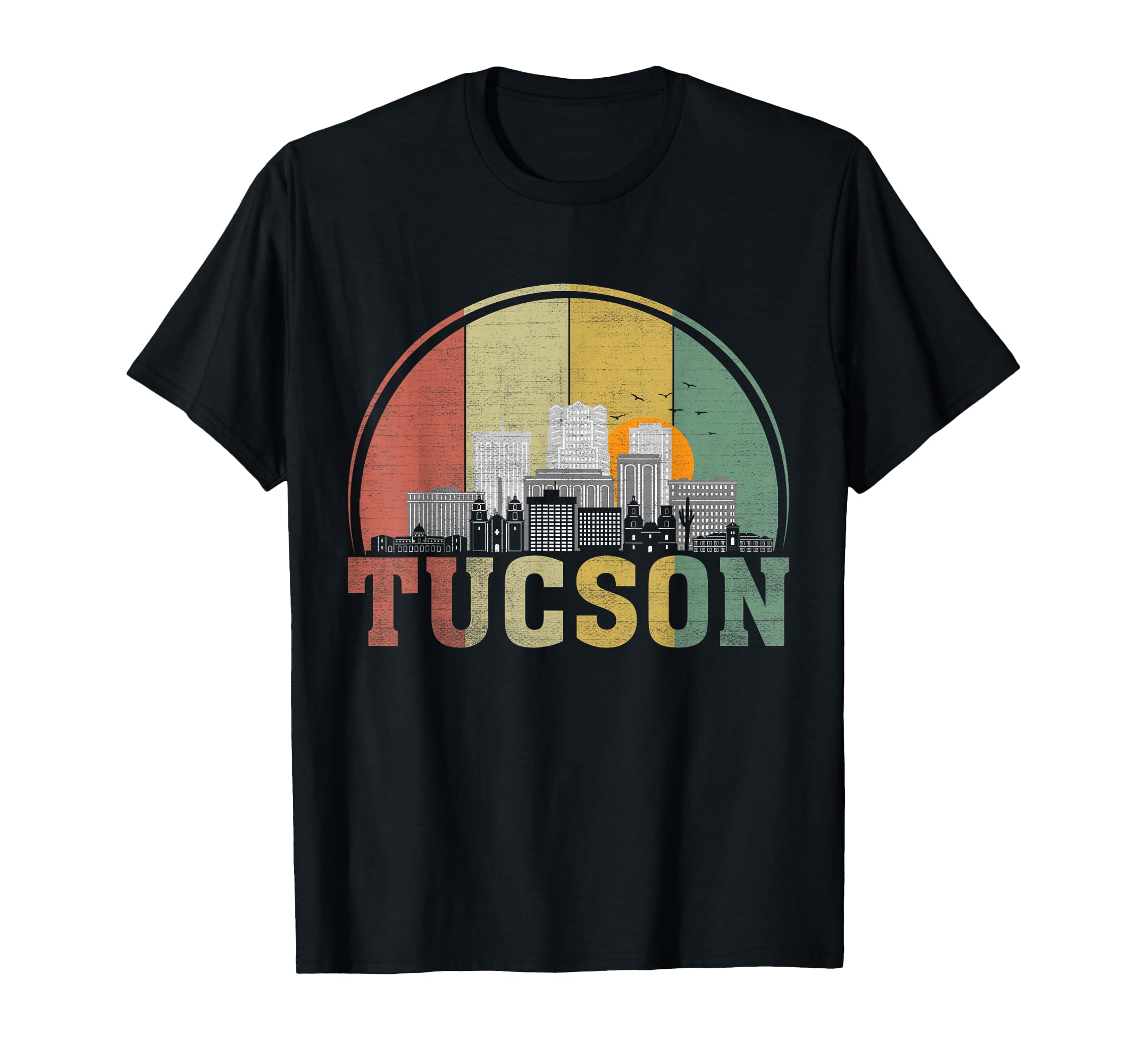 Tucson Skyline Sunset T-Shirt - Fun Novelty Design Men Women - T-Shirt, Sweatshirt, Hoodie