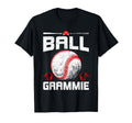 Baseball And Softball Lover Grandma Hoodie - Novelty Apparel for Adults - T-Shirt, Sweatshirt, Hoodie