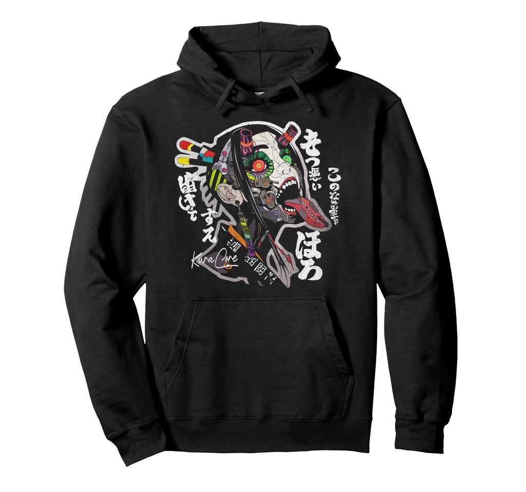 Japanese Streetwear Cyberpunk Y2K Hoodie - Fun Novelty Design Unisex - T-Shirt, Sweatshirt, Hoodie