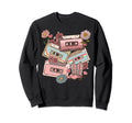 Cassette Tapes Wildflower Sweatshirt - Fun Novelty Design for Adults - T-Shirt, Sweatshirt, Hoodie