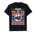 Proud Dad Baseball Player Number 10 Game T-Shirt - Streetwear Style Unisex - T-Shirt, Sweatshirt, Hoodie
