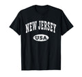 New Jersey Nj Distressed Usa T-Shirt - Aesthetic Graphic Men Women - T-Shirt, Sweatshirt, Hoodie