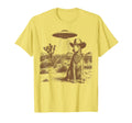 Ufo Cowboy Greyhound 90S Western T-Shirt - Custom Art Print for Adults - T-Shirt, Sweatshirt, Hoodie