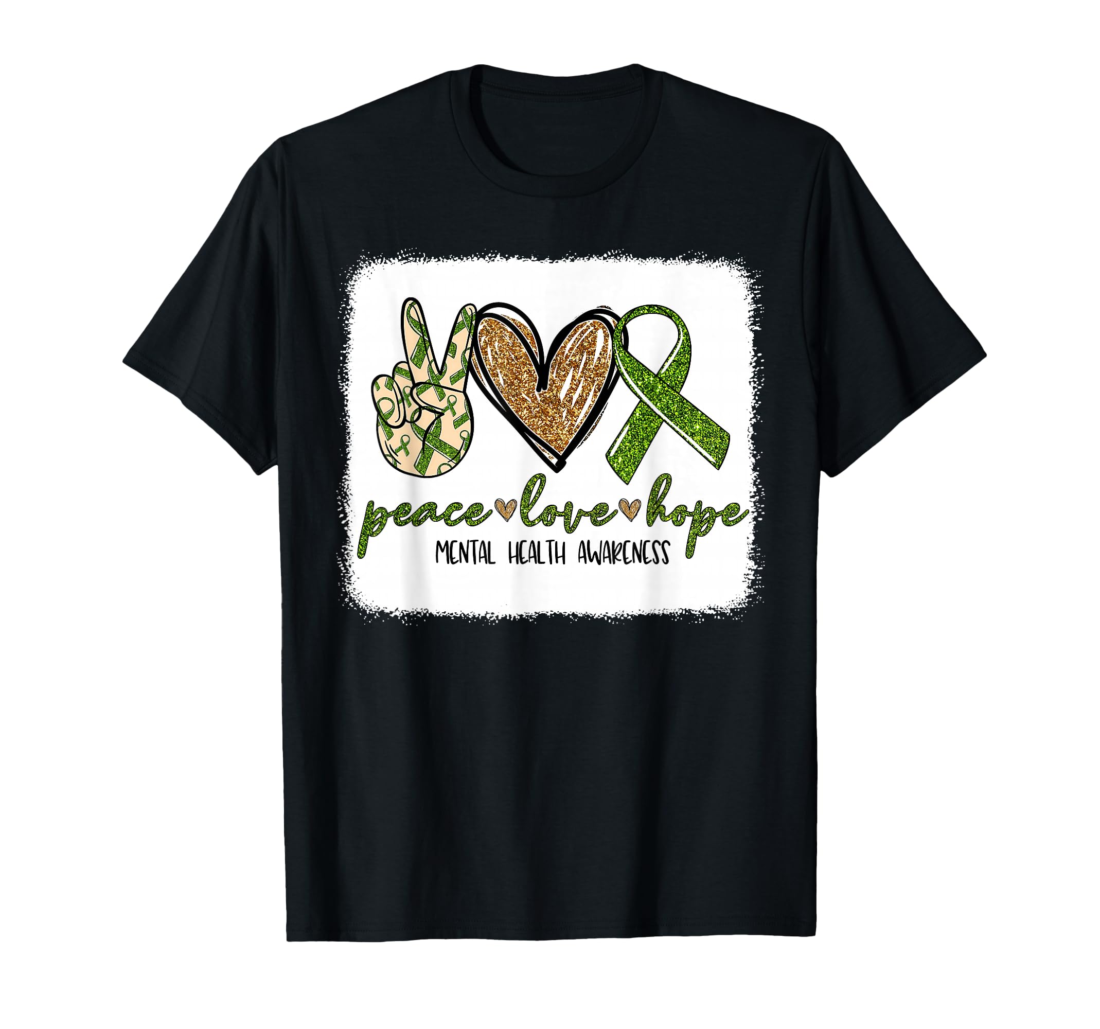 We Wear Green Mental Health Awareness T-Shirt - Unique Graphic for Adults - T-Shirt, Sweatshirt, Hoodie
