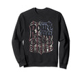Route 66 70S Us Flag Sweatshirt - Minimalist Print for Adults - T-Shirt, Sweatshirt, Hoodie