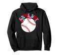 Baseball Game Day Groovy Game Day Hoodie - Casual Everyday Wear Unisex - T-Shirt, Sweatshirt, Hoodie