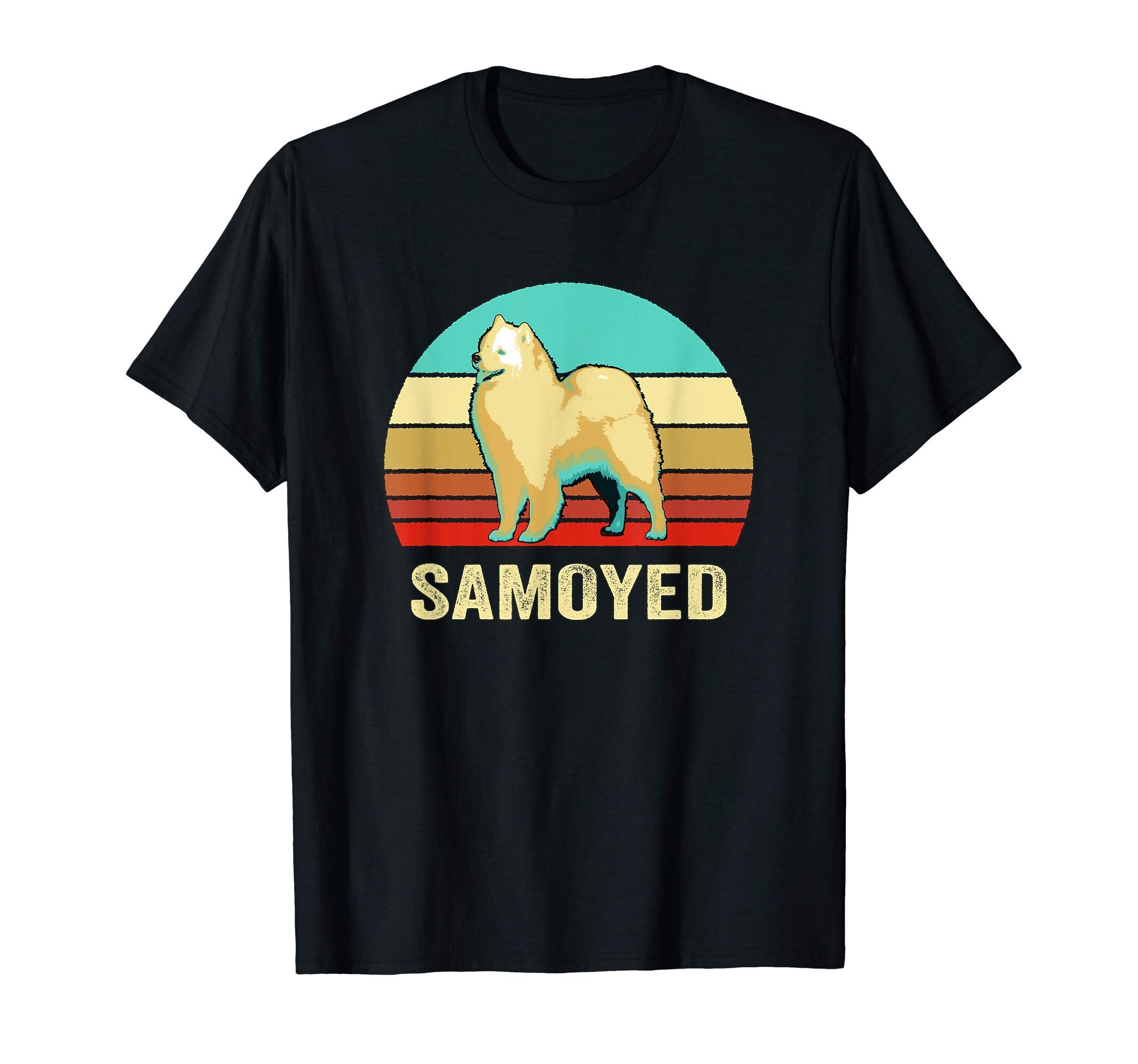 Sunset Samoyed T-Shirt - Casual Everyday Wear for Adults - T-Shirt, Sweatshirt, Hoodie