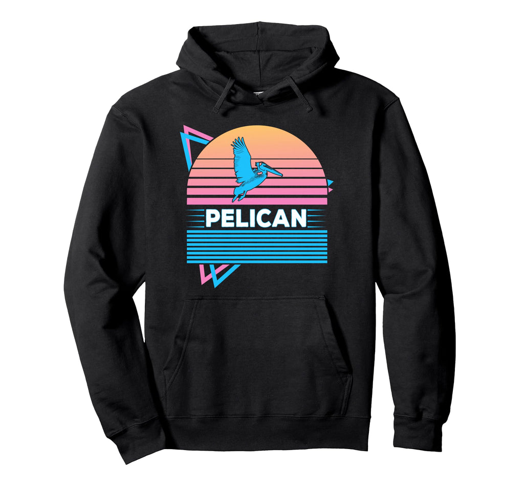 Pelican Vaporwave Aesthetic Hoodie - Graphic Print Men Women - T-Shirt, Sweatshirt, Hoodie