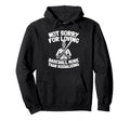 Baseball Player Sport Team Baseballer Hoodie - Minimalist Print for Adults - T-Shirt, Sweatshirt, Hoodie