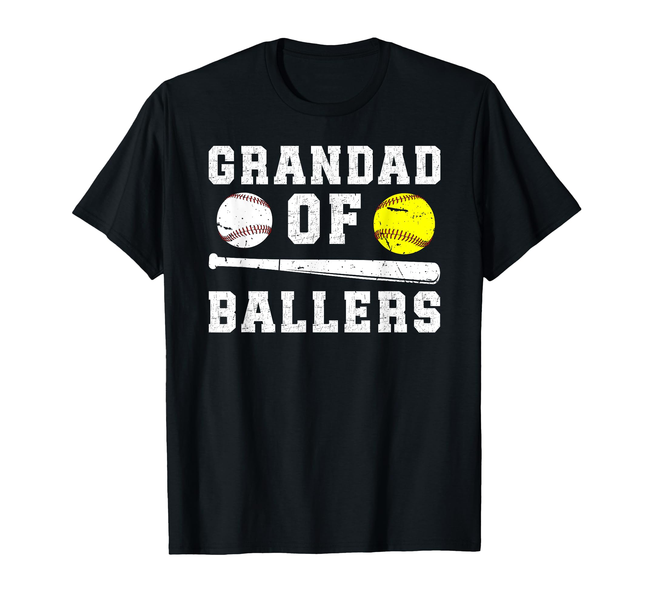 Grandad Ballers Proud Baseball T-Shirt - Custom Art Print for Adults - T-Shirt, Sweatshirt, Hoodie