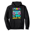 Born 80S But 90S Made Me Cassette Hoodie - Casual Everyday Wear Men Women - T-Shirt, Sweatshirt, Hoodie