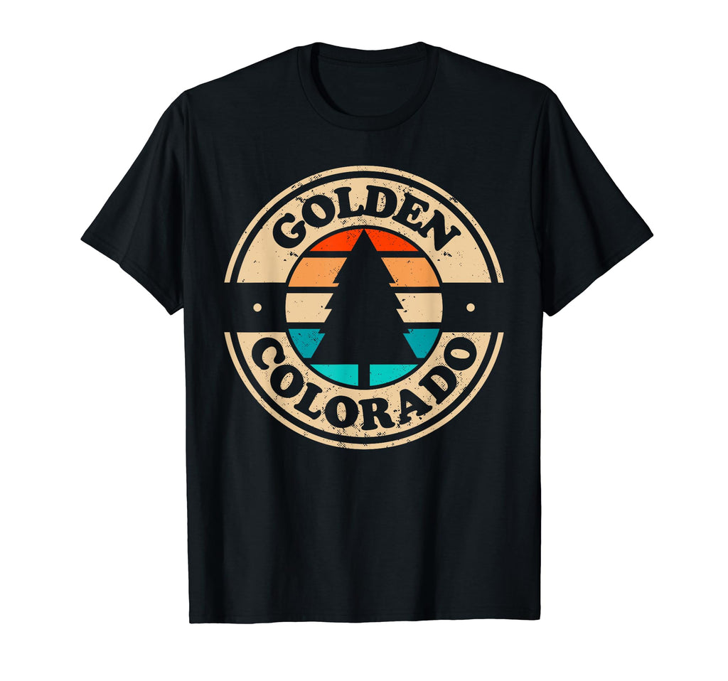Golden Colorado Co 70S Souvenir 80S T-Shirt - Custom Art Print Unisex - T-Shirt, Sweatshirt, Hoodie