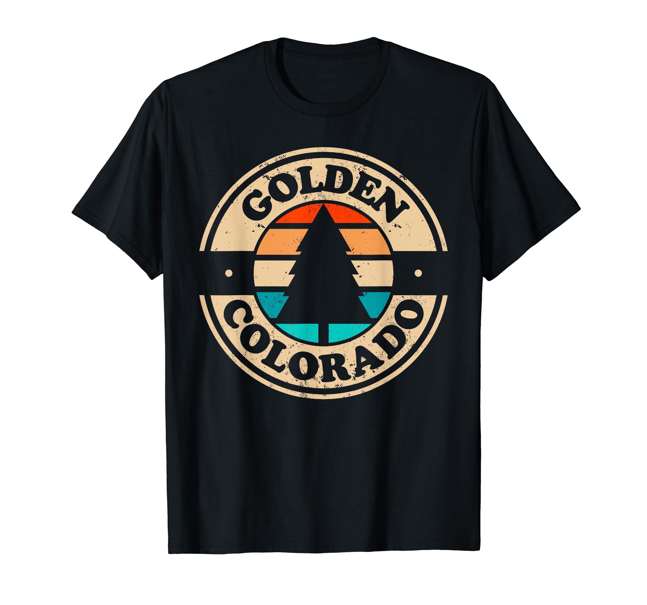 Golden Colorado Co 70S Souvenir 80S T-Shirt - Custom Art Print Unisex - T-Shirt, Sweatshirt, Hoodie