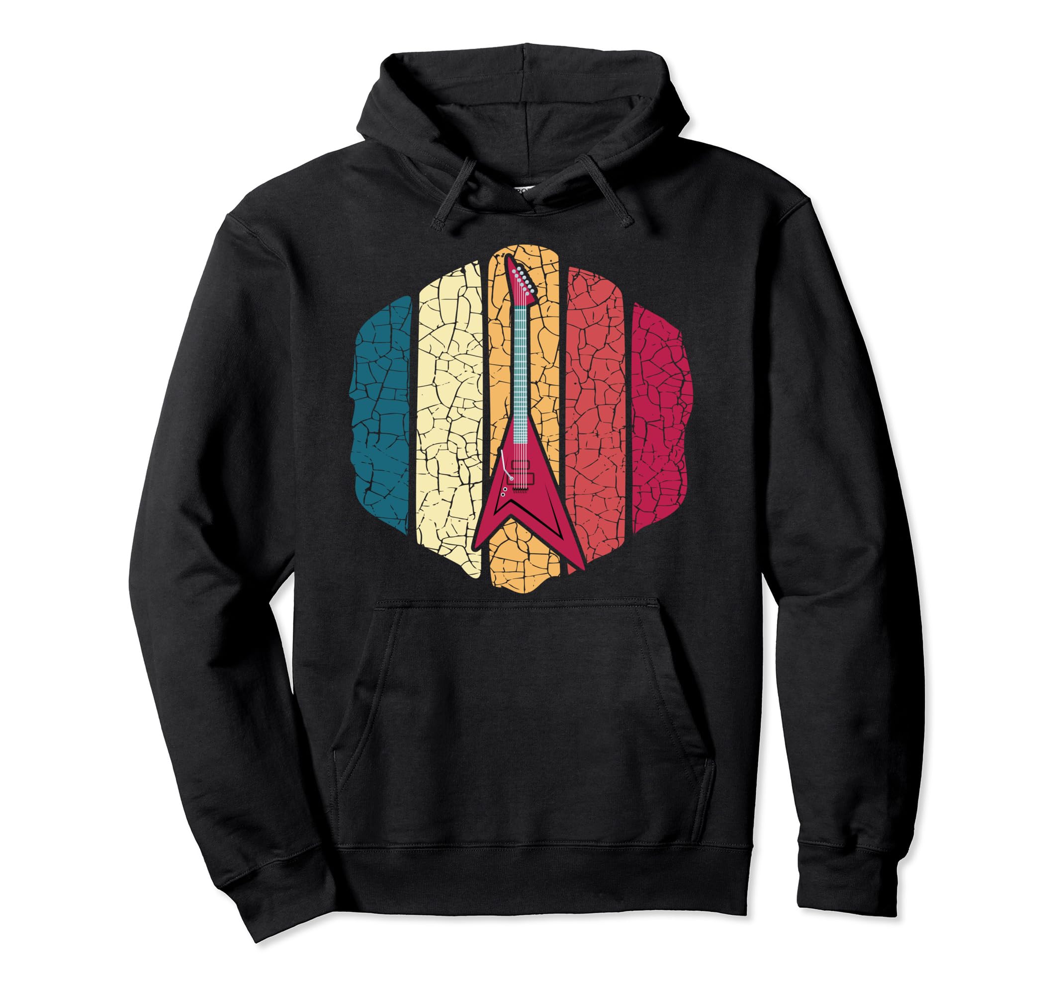 90S Electric Guitar Player Aesthetic Hoodie - Minimalist Print Men Women - T-Shirt, Sweatshirt, Hoodie