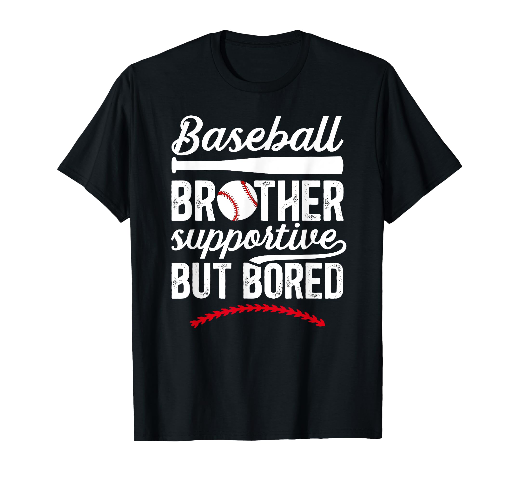 Baseball Brother Supportive Brother T-Shirt - Graphic Print Unisex - T-Shirt, Sweatshirt, Hoodie