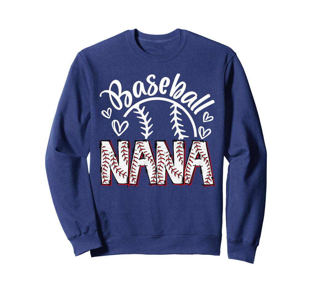Baseball Nana Proud Loud Senior Sweatshirt - Unique Graphic Men Women - T-Shirt, Sweatshirt, Hoodie