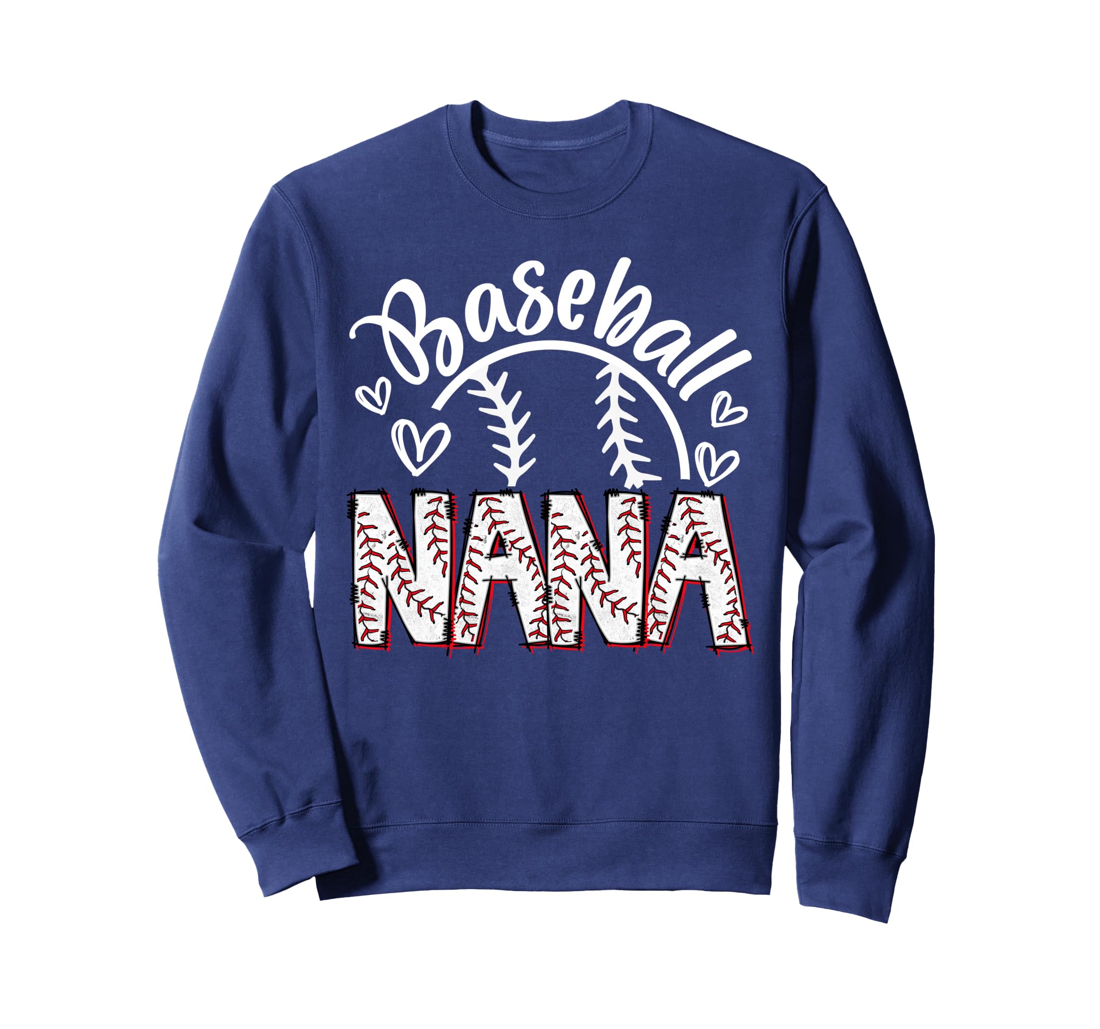 Baseball Nana Proud Loud Senior Sweatshirt - Unique Graphic Men Women - T-Shirt, Sweatshirt, Hoodie