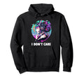 Aesthetic Vaporwave I Dont Care Japanese Hoodie - Novelty Apparel Unisex - T-Shirt, Sweatshirt, Hoodie