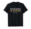 Hobbes Knowledge Is Power Anarchism T-Shirt - Trendy Graphic Men Women - T-Shirt, Sweatshirt, Hoodie