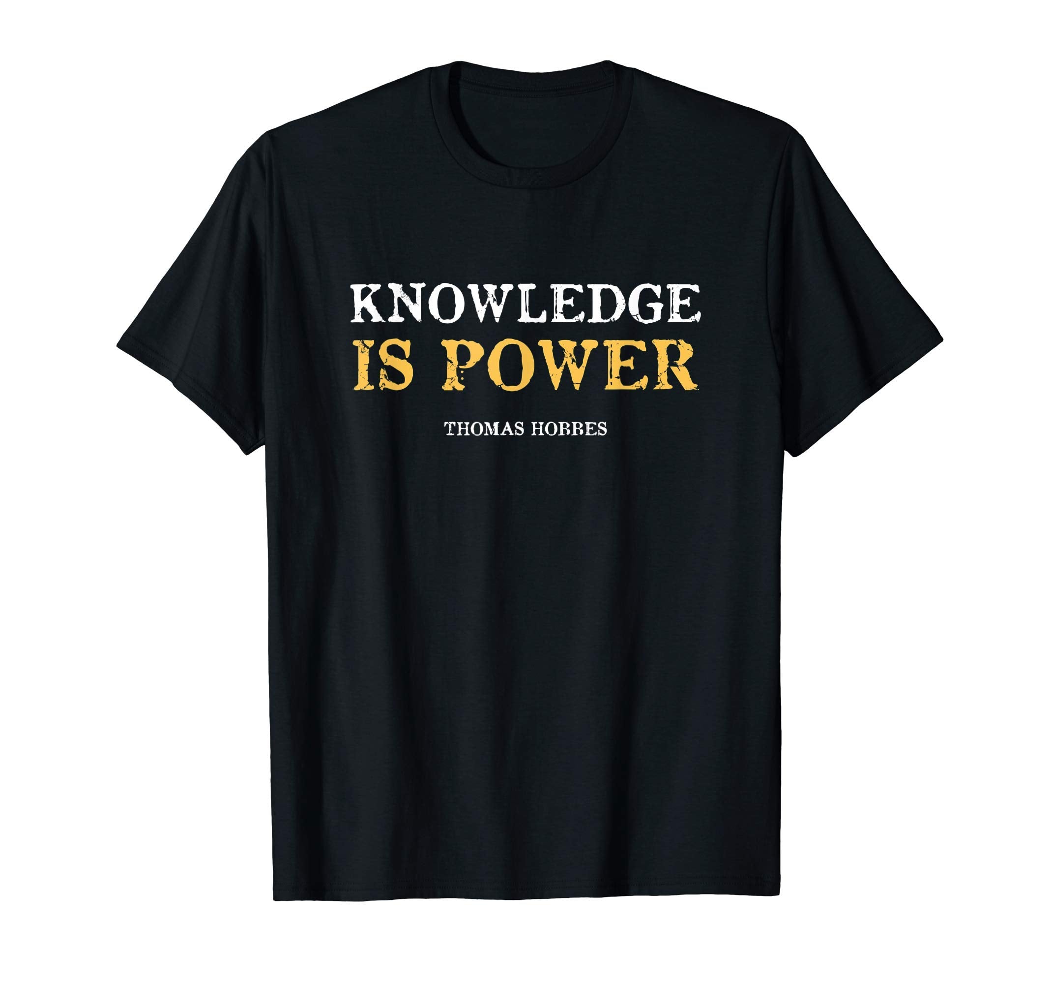 Hobbes Knowledge Is Power Anarchism T-Shirt - Trendy Graphic Men Women - T-Shirt, Sweatshirt, Hoodie