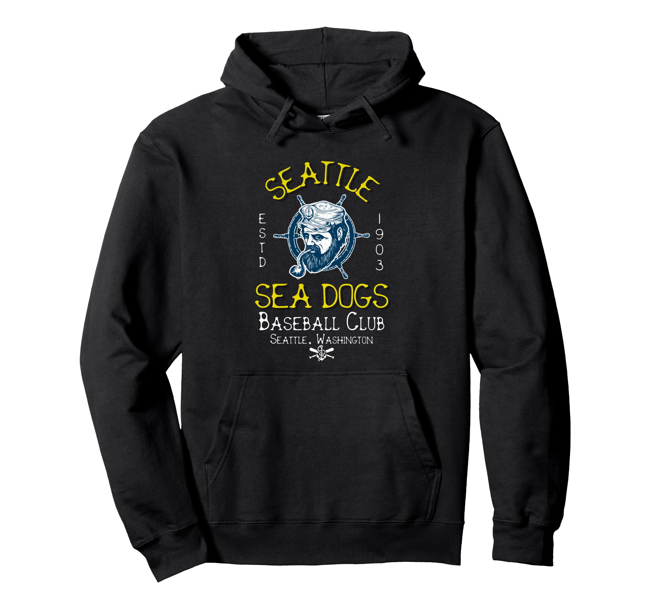 Seattle Sea Dogs Minor League Baseball Hoodie - Graphic Print Men Women - T-Shirt, Sweatshirt, Hoodie